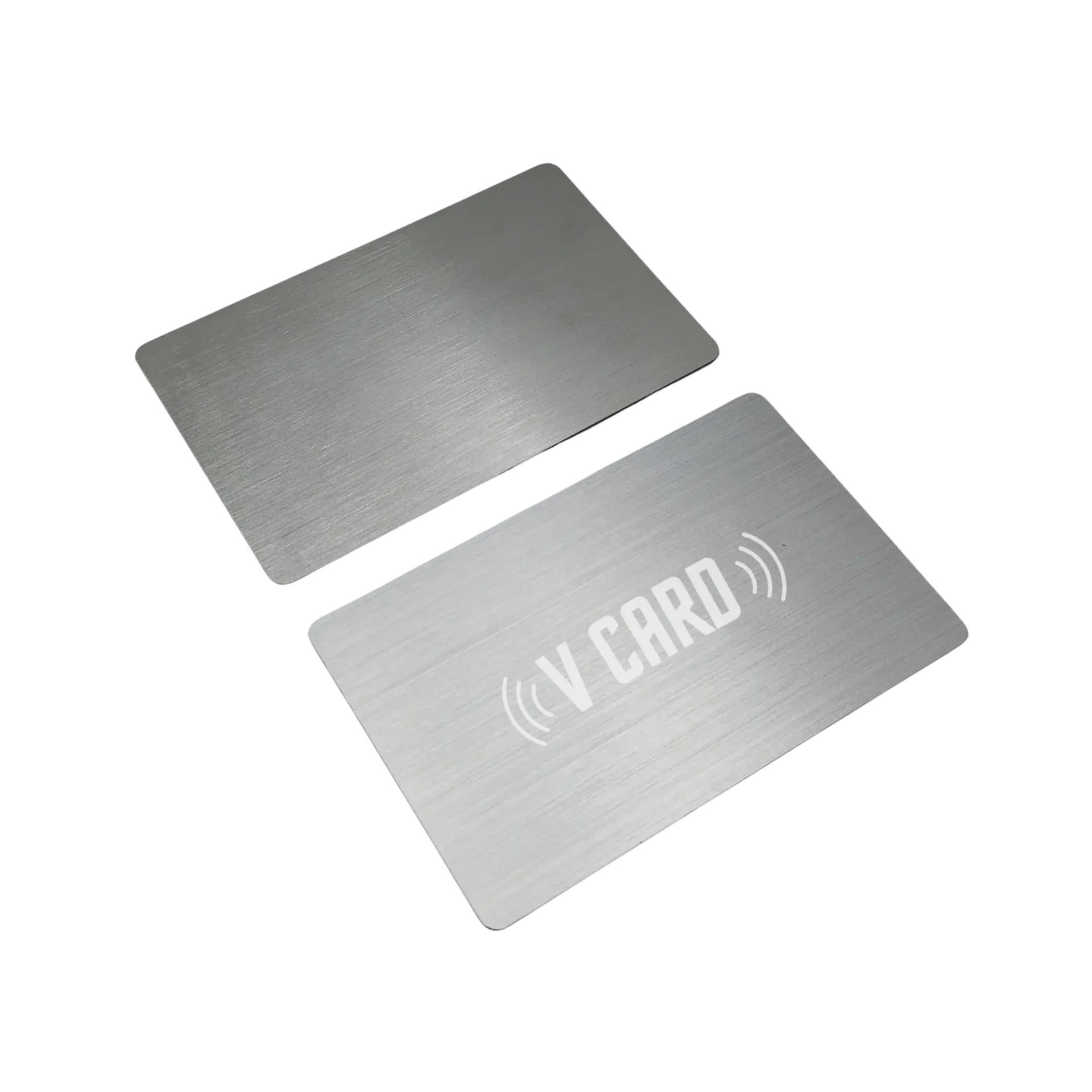 NFC визитка Сребриста